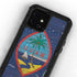 Guam Flag Dark Wood iPhone 12 Mini Waterproof Case